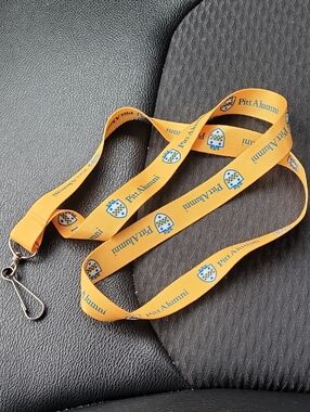 Pitt Alumni Yellow Logo Lanyard